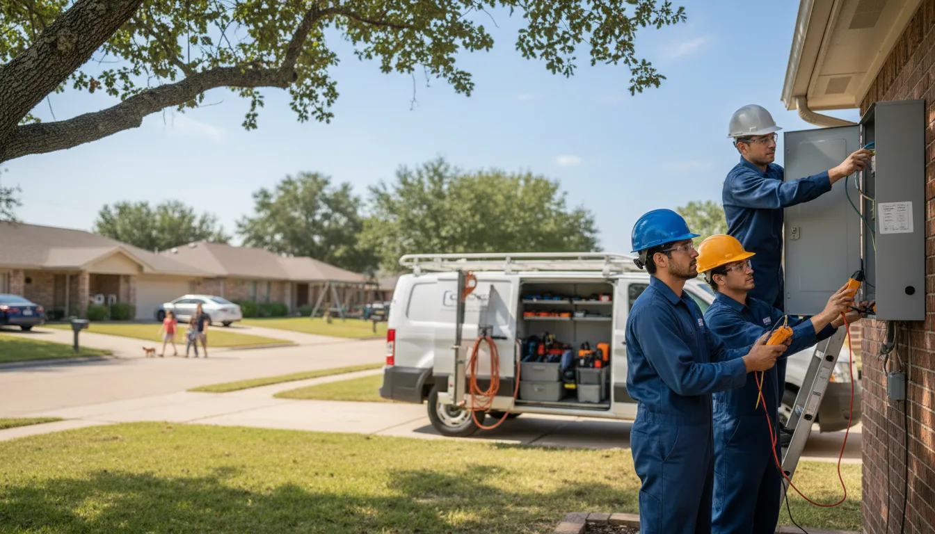 Certified electrician providing emergency electrical services in Henry, TN